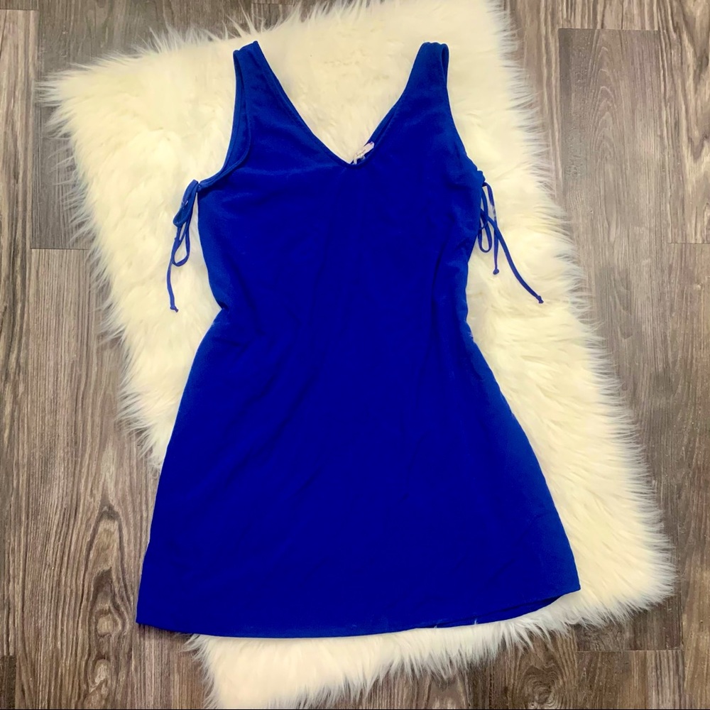 EUC Soprano cobalt blue shift dress